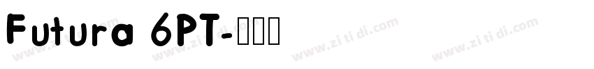 Futura 6PT字体转换